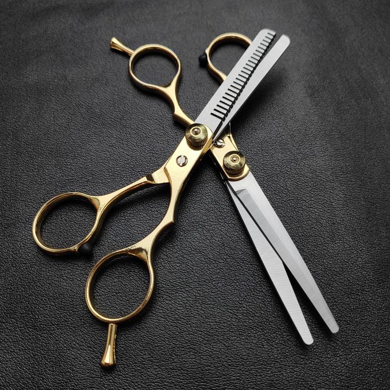 Hair Cutting Tool Set, 1 Count  2 Counts Hair Thinning Scissors Flat Cutting Scissors, Professional Haircut Tool for Adults & Men & Women