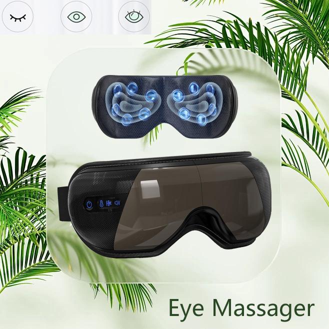 Eyes Massager, 4D Heat Smart Eyes Massager, Long Hours of Computer Workers Essential, Smart Eye Mask for Relax Eye, Rechargeable Heated Eye, Mask With 5 Modes, Gift