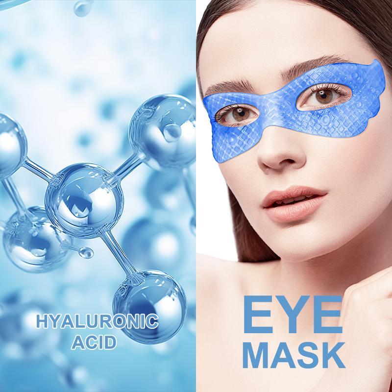 Hyaluronic Acid Collagen Eye Mask, 5 Counts box Moisturizing Eye Care Mask, Eye Care Product for Women & Men, Christmas Gift