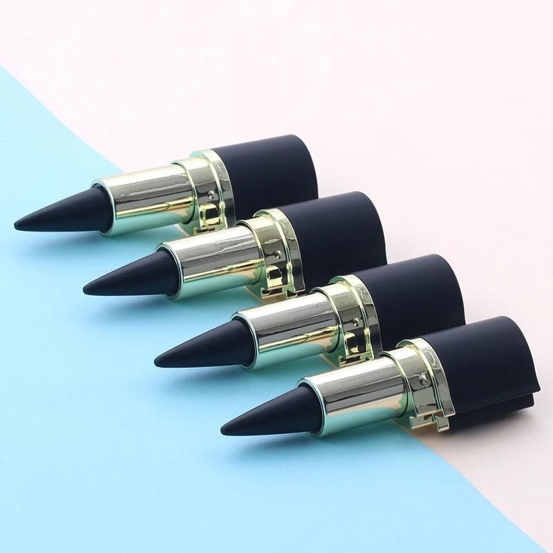 Black Eyeliner Pencil Waterproof Eye EnhancingStick Solid Thick Gel Smooth 24 Hours LongLasting Smoky Eye Liner Cosmetic Beaut Lipliner