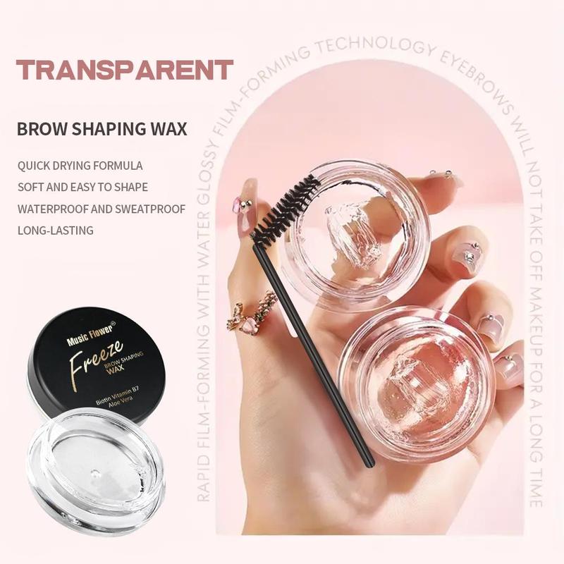 Transparent Eyebrow Gel, Eyebrow Shaping Kit for Women, Clear Eyebrow Balm, Eyebrow Shaping Wax, Clear Eyebrow Gel, Cosmetic Gift, Christmas, Christmas Gift