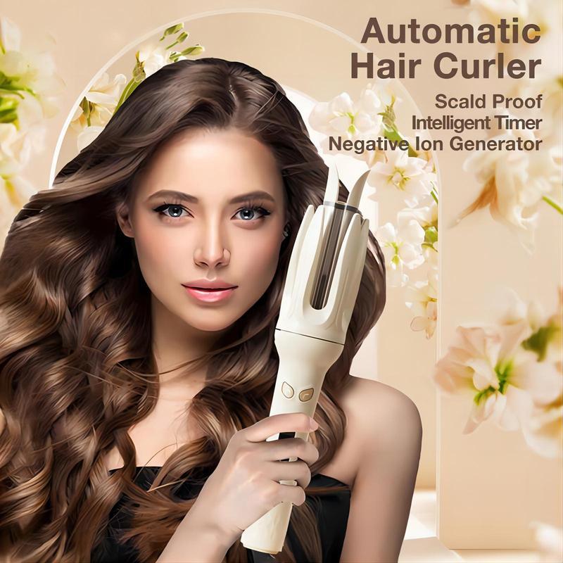 Automatic Hair Curling Iron, Trending Products, 28mm Barrel Hair Curler Wand, 4 Modes Temperatures Curling Iron with Negative Generator,Not harming hair A4 Adjustable Plug