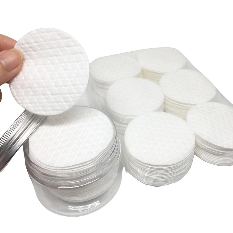 Hypoallergenic 100% Cotton Rounds, 100 Count, Makeup Remover Pads Daily Polish Cosmetic Gentle