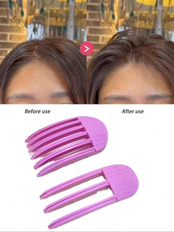 Hair Clips, Hair Styling Tool for Women & Girls, Scalp Massage Comb To Lift Root and Boost Volume, Front Bangs Styling Tool, Natural Lift Hair Shaper