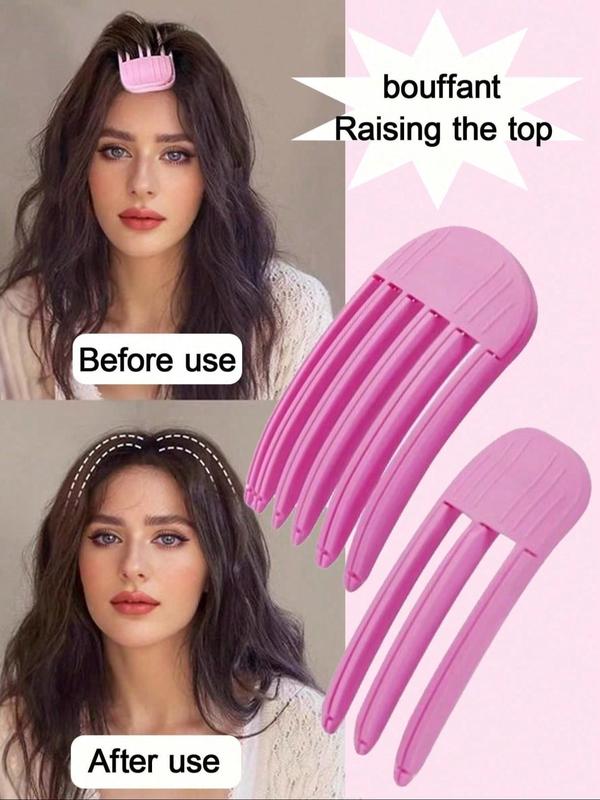 Hair Clips, Hair Styling Tool for Women & Girls, Scalp Massage Comb To Lift Root and Boost Volume, Front Bangs Styling Tool, Natural Lift Hair Shaper