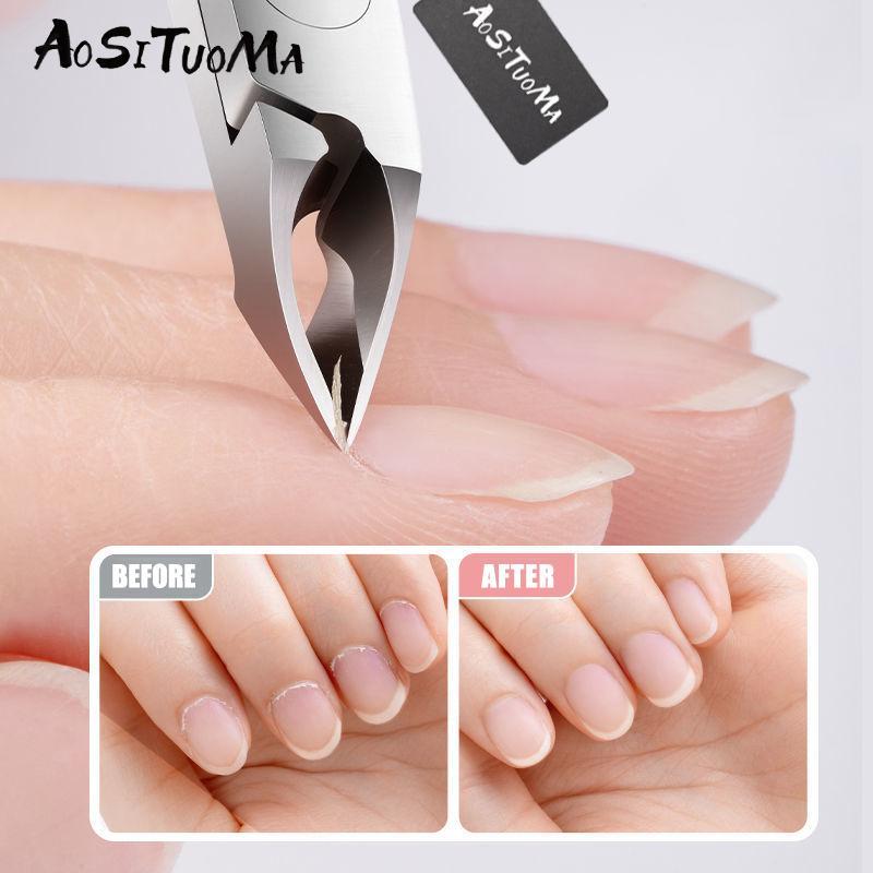 Stainless Steel Cuticle Plier, Cuticle Remover Tool, Manicure & Pedicure Tool for Home & Salon Use