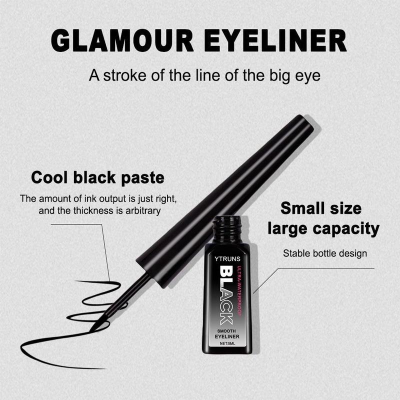 Waterproof Liquid Eyeliner, 1 Count Long Lasting Quick Drying Eyeliner Pen, Easy To Apply for Eye Makeup, Professional Daily Makeup Accessories