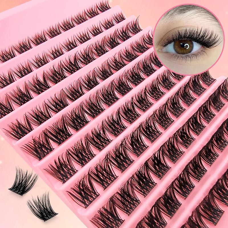 Mixed Size C Curl Individual False Eyelashes, 1 Set Natural Look Eyelash Extensions, Self Grafting Eyelash Clusters, False Eyelashes Clusters, Christmas Gift