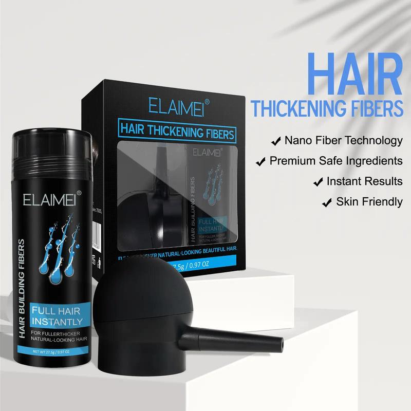 Hair Thickening Fibers (1 Box), Thickening & Filling Hair, Suitable for Hairline, Filling Hair, Hiding Thin Hair, Available for Men and Women