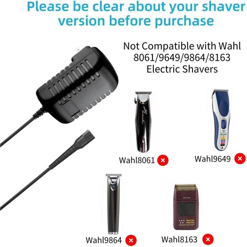 Magic Clip Cordless Charger for Wahl Clipper, 4V Hair Clippers Charger Cord Compatible with Wahl 5-Star Magic Clip Cordless Trimmer, 8164 8591  8148 8504, 1919 100 Year Hair Clipper Comfort