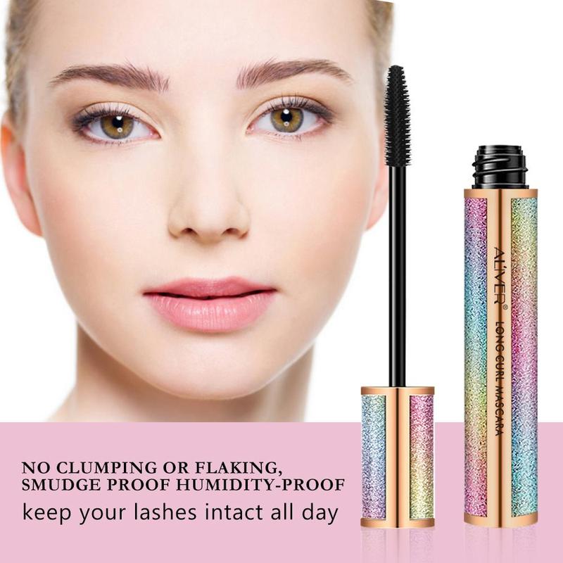 Starry Sky Mascara - Black, Waterproof, Smudge-Proof, Long-Lasting, Quick-Drying, Natural Extension & Curling, Thickening Lash Makeup