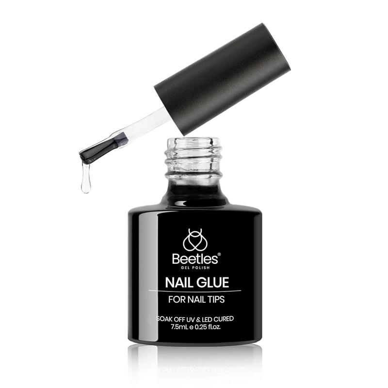 Glue Gel for Nail Tips and Clear Acrylic Nails Long Lasting, Curing Needed UV Extension Glue.