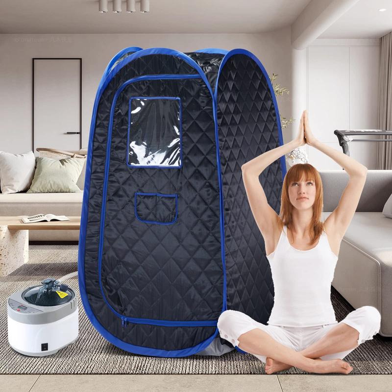 Foldable Portable Steam Sauna, Personal Sauna Tent for Home SPA with 1000w 3L Steamer,Remote Control