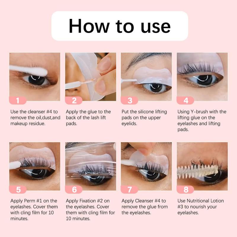 Professional Eyelash Perming & Lifting Kit, 1 Box Lash Lift Kit, Eyelash Makeup Product for Women & Girls, Eyelash Perm Kit for Women and Girls Eye Makeup, Lash Lift Products