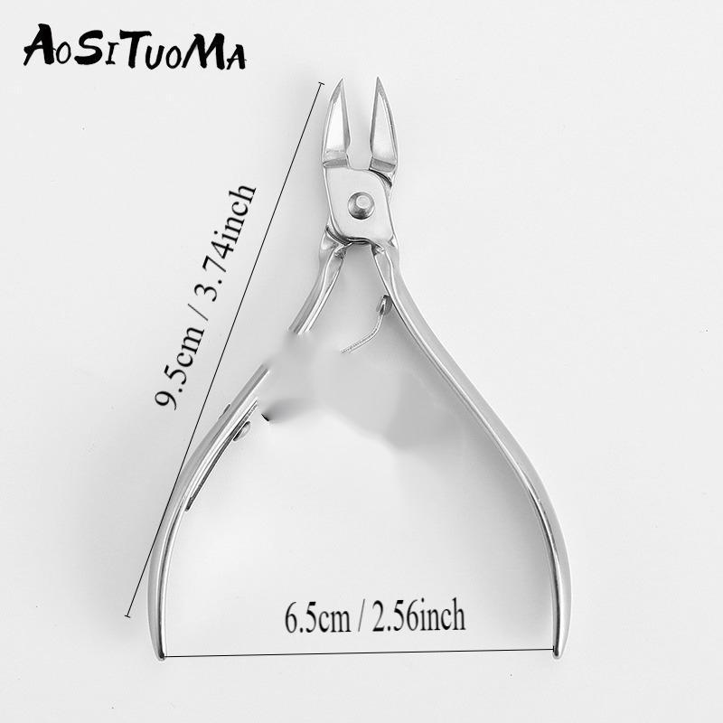 Stainless Steel Cuticle Plier, Cuticle Remover Tool, Manicure & Pedicure Tool for Home & Salon Use