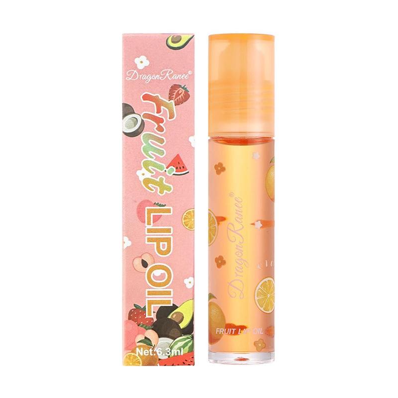 Cute Moisturizing Lip Oil, 1 Count Fruit Flavored Lip Gloss, Hydrating Lip Oil Lip Stick, Plumping Lip Oil Lip Stick Prevents Dry Cracks, Lip Care Products