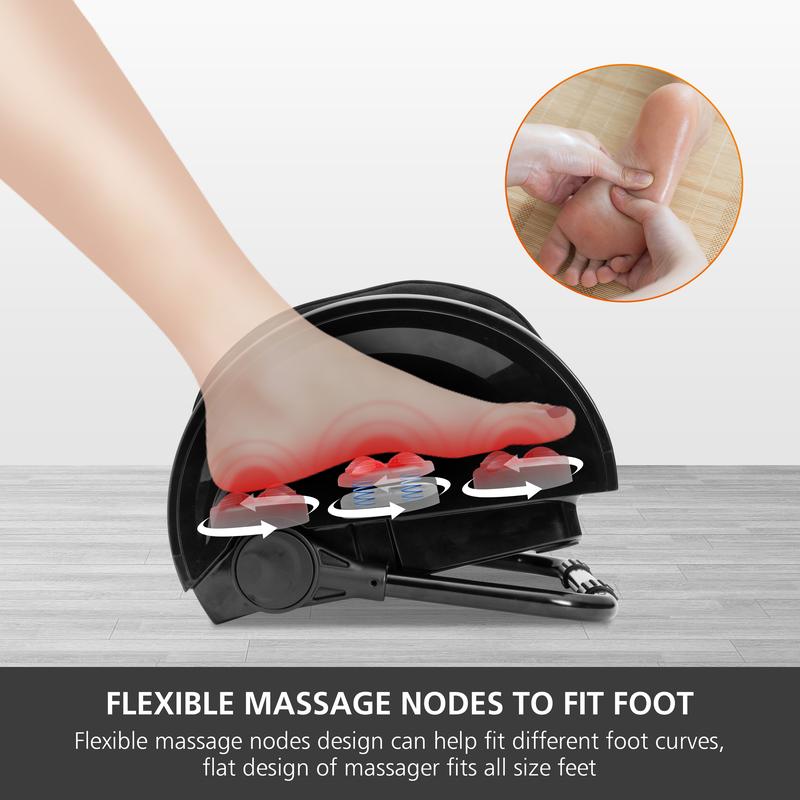 Snailax Foot Massager Machine with Heat,Shiatsu Feet and Leg Massager,Kneading Rolling for Foot,Calf,Ankle,Leg,Improve ,Gifts(Without Remote Control)