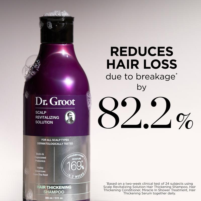 Dr. Groot Hair & Scalp Reset Bundle Conditioner Haircare for Fuller Hair Hydrate Shampoo