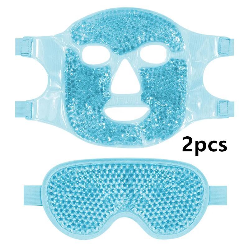 Face Ice Pack, Compress Face Mask, Reusable Eye Mask, Skin Care for Women, Daily Facial Cold Pack, Comfort Face Mask, Summer Gifts