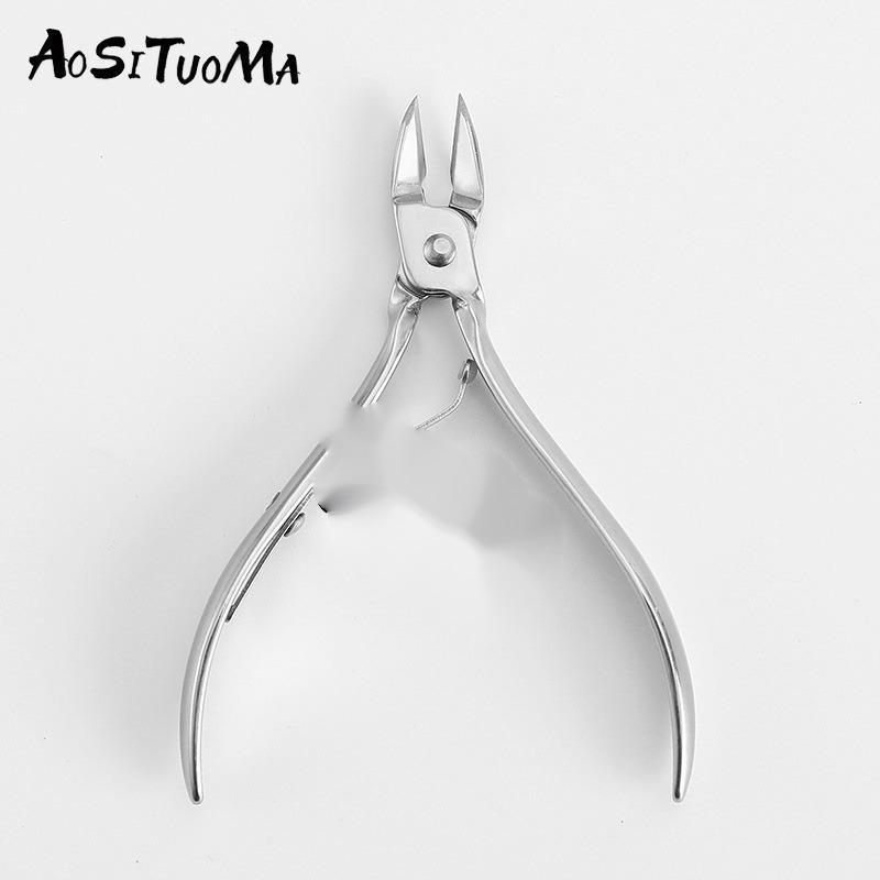 Stainless Steel Cuticle Plier, Cuticle Remover Tool, Manicure & Pedicure Tool for Home & Salon Use