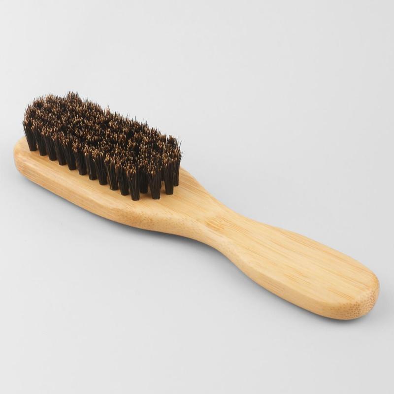 Wooden Handle Beard Brush, Multifunctional Hair Brush for Men, Hair Styling Tool for Home & Salon Use, Men Gifts, Christmas Gift