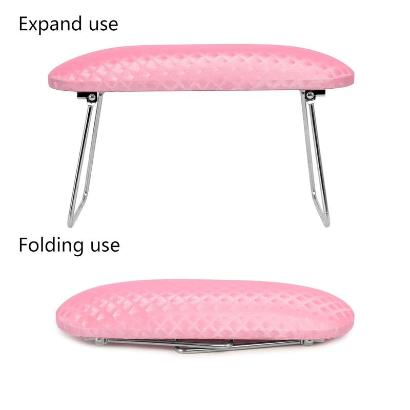 Nail Arm Rest,Professional Microfiber Leather Nail Hand Rest Stand Arm Rest for Acrylic Nails Cushion Hand Holder with Non-slip - Nail Technician Use Must Have