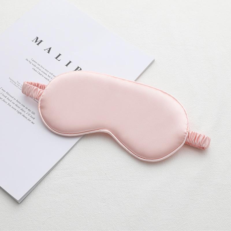 Double-Sided Simulation Silk Blackout Eye Mask Sleep Elastic Travel Lunch Break Eye Masks