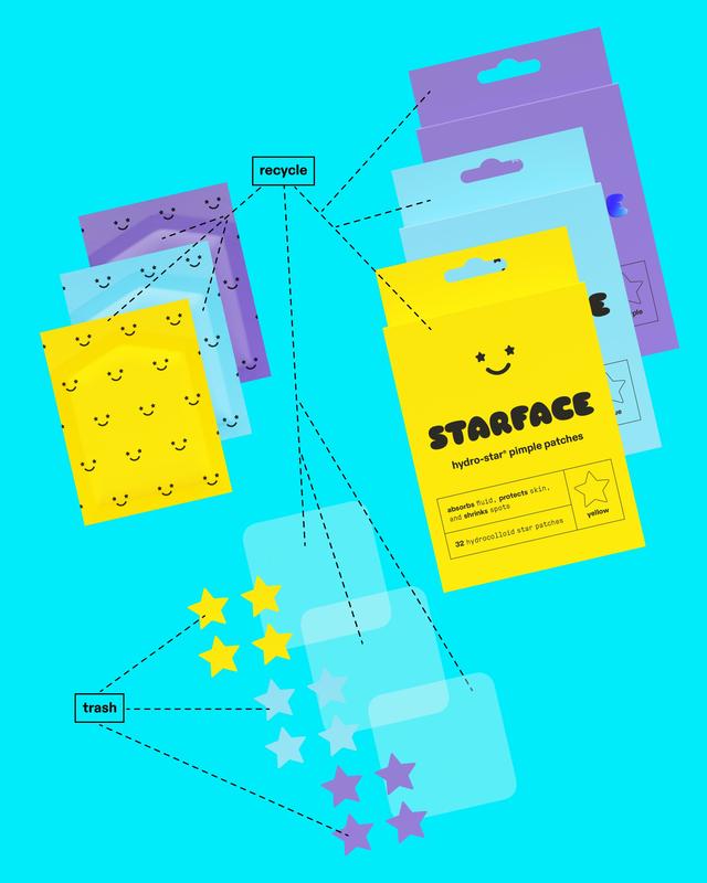 Starface Super Star Bundle: Hydro-Star, Hydro-Star + Salicylic Acid, and Hydro-Star Recovery