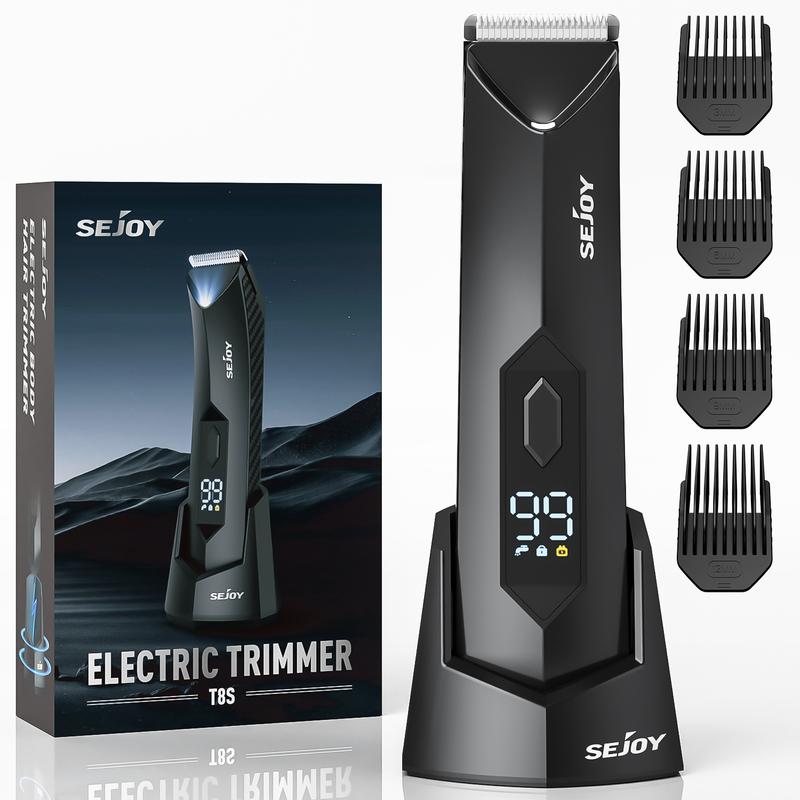 SEJOY Manscape Groin Hair Trimmer, Mens Electric Ball Trimmer, Body Shaver Groomer, Comfort & Easy to Use trimmers