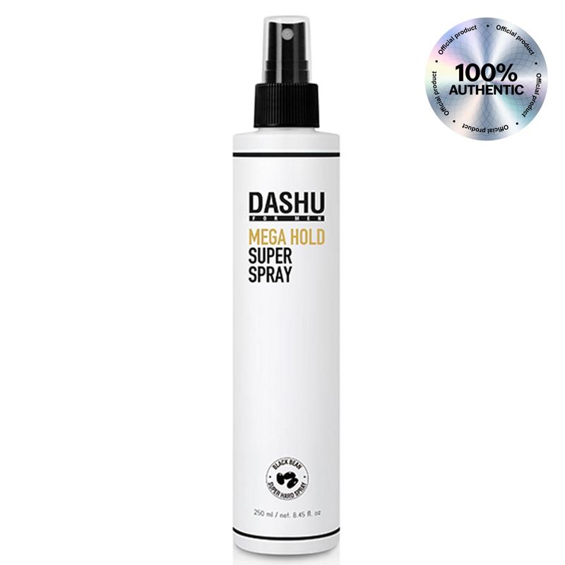 DASHU Premium Mega Hold Super Spray - Official Product Extra Strong Hold, Dryness Prevention, All-Natural Ingredients (8.45 fl oz)