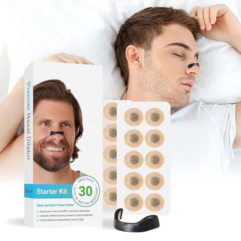 Magnetic Nasal strips , Breathing Refill Tabs Pack - Boost Oxygen, Improve Sleep Quality Snoring Solution- Sweat Resistant, Skin Safe Nasal Strips - Extra Strength Snore Stopper Extra Strength nasal strip skin safe