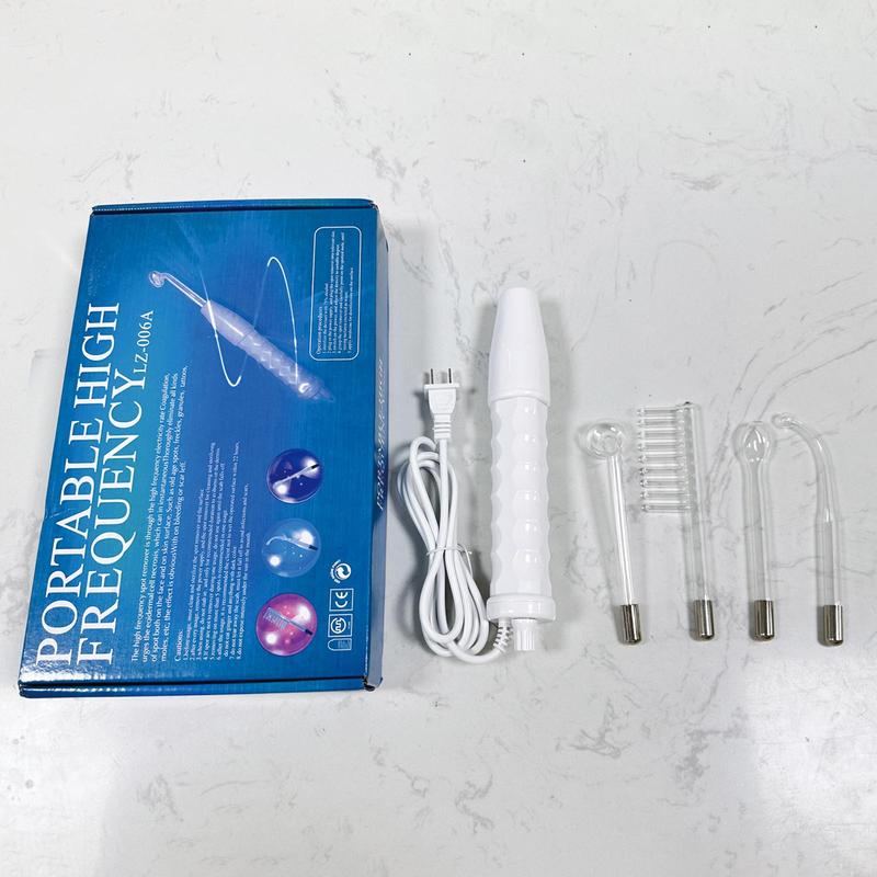 4 in 1 High Frequency Electrode, 1 Box Face Massager, Professional Facial Massage Tool for Women & Men