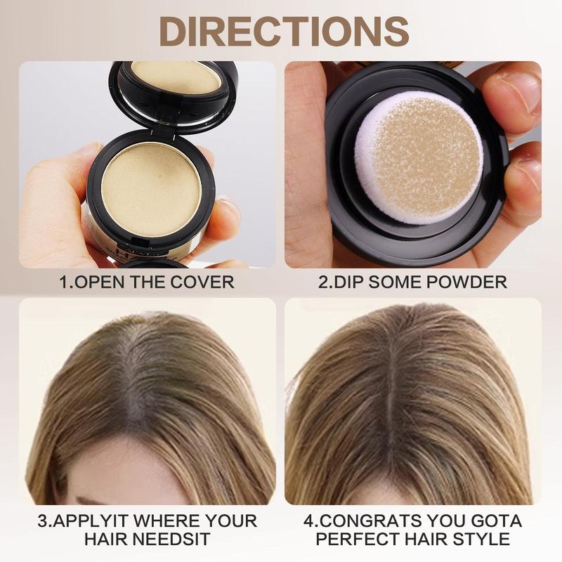 Hairline Shadow Powder, 1 Box Hairline Modification Powder, Hair Styling Powder, Professional Hair Styling Product for Women & Men, Christmas Gift