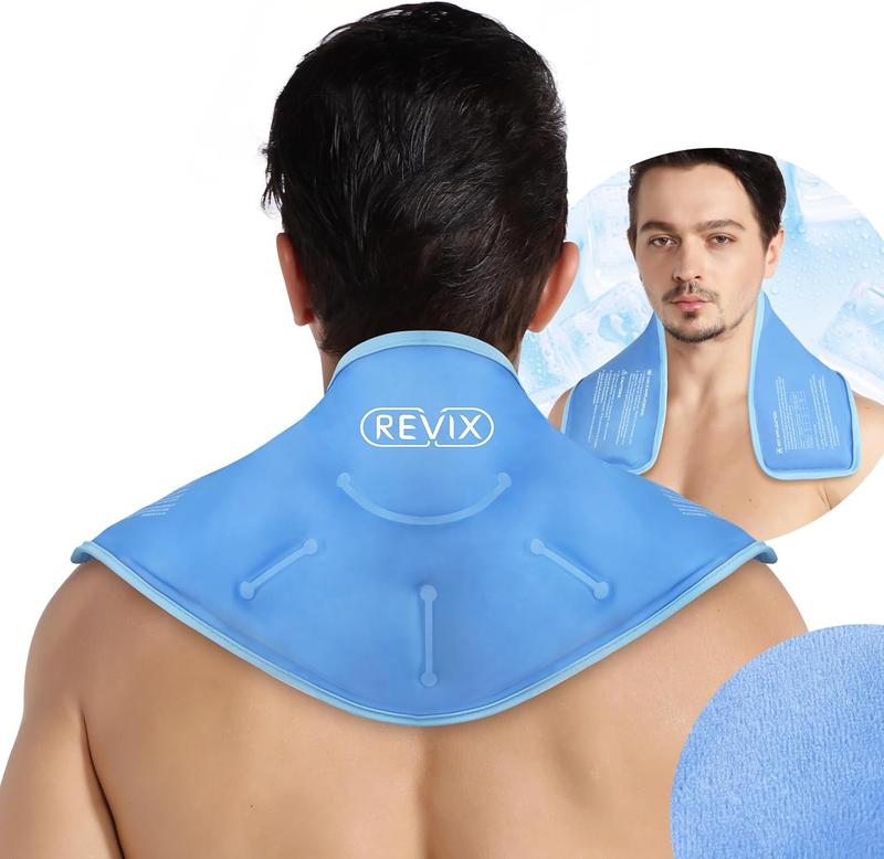 REVIX Multipurpose Soft Extra Large Neck Ice Pack, Cooling Neck Wrap, Fit to Shoulder, Back, Knee and More