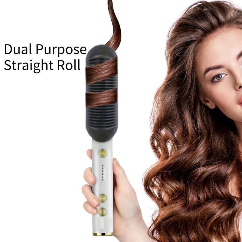 Electric Hair Straightener Brush, 1 Count Durable Hair Straightening Comb, Hair Styling Tool for Home & Salon Use, Hairdressing Tool