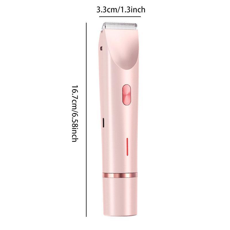 Electric Double-head Hair Removal Tool, 1 Box Rechargeable Wet & Dry Use Hair Trimmer, Portable Hair Removal Tool for Women, Personal Care Appliances