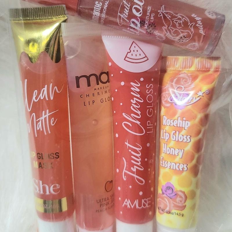 Mixed Lip Gloss Mystery Bundle Choose Your Color Lip Oil Lip Balm Lip Care Cosmetic