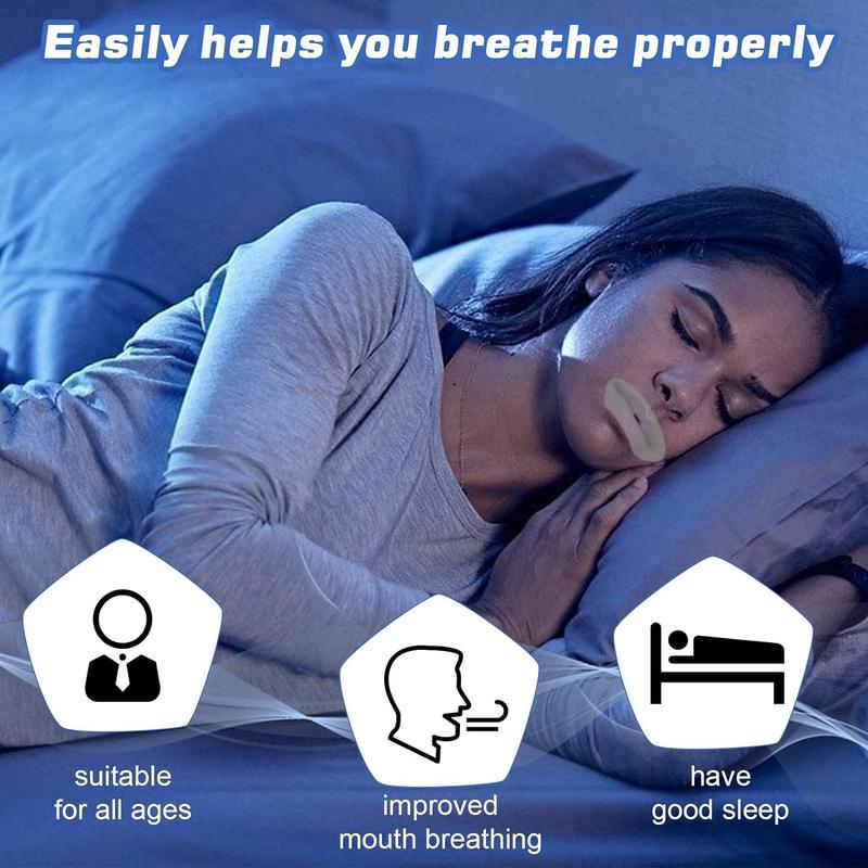 Hecmoks Comfort Sleep Patch - 90 120pcs Anti-Snore Mouth Tape, Daily Use Sleep Aid for Mouth Breathers. Stop Snoring Naturally!