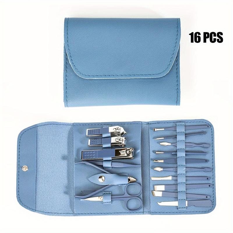 Nail Clippers Nail Beauty Tool Set, with Portable Travel Case, Cuticle Pliers and Cutter Kit, Professional Nail Clippers Pedicure Kit, Travel Manicure Set