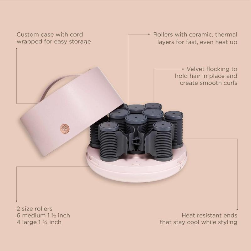 Hairitage Ceramic Thermal Hot Rollers for Hair