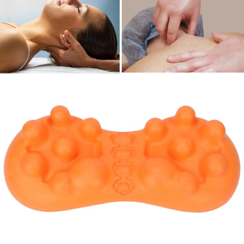 Back Trigger Point Massager, 14-trigger Point Massage Roller for Deep Tissue Muscle Release, Manual Massage Tool for Home & Travel