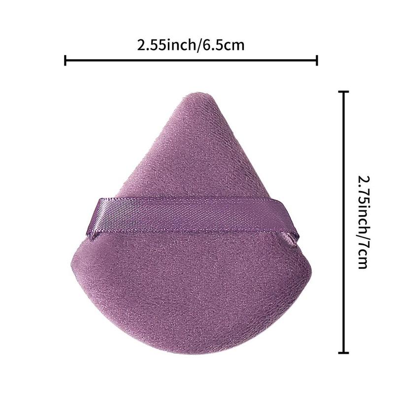 Dry & Wet Makeup Puff, 20pcs Triangle Powder Puffs, Soft Versatile Makeup Puffs for Liquid Foundation & Powder, Makeup Tool for Blending & Facial Detailing