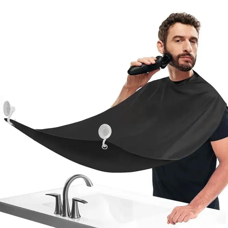 Foldable Shaving Apron, 1 Count Waterproof Hair Catcher, Hair Shaving Aprons for Salon & Home