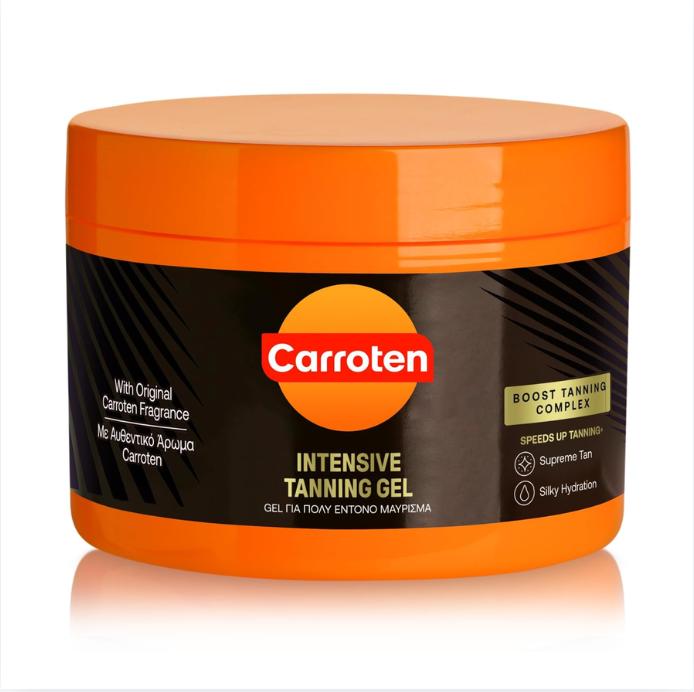 Carroten Intensive Tanning Gel SPF0 150 ml   5 oz - Gel bronceador Blend Body Care Bronzer Flawless Lotions Moisturizing