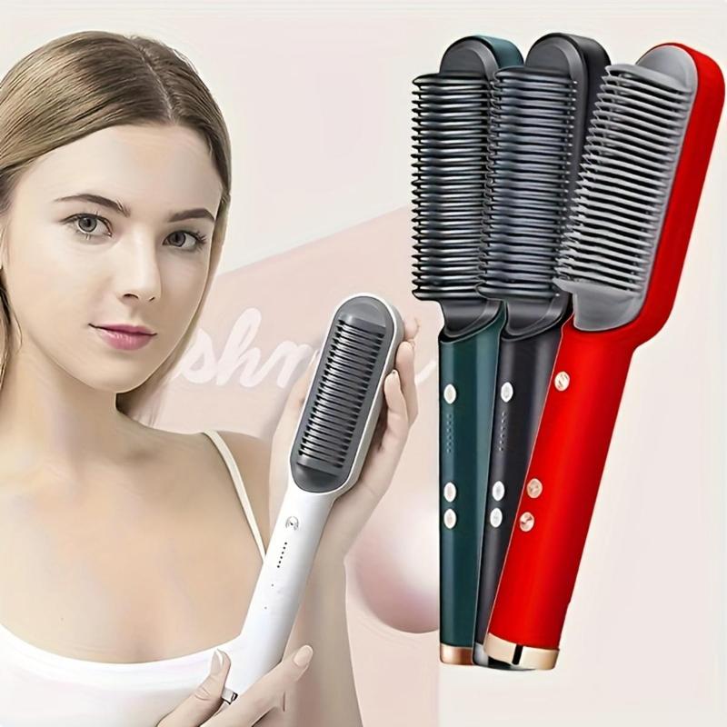 Electric Hair Straightener Brush, 1 Count Durable Hair Straightening Comb, Hair Styling Tool for Home & Salon Use, Hairdressing Tool