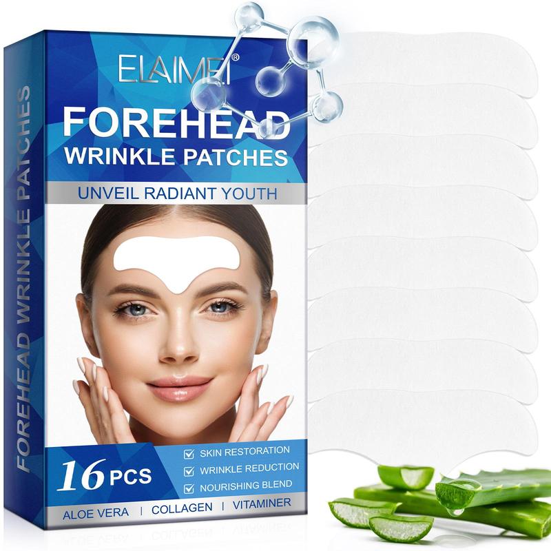 Natural and Safe Forehead Patches, 16pcs box Gentle and Non-irritating Forehead Patches, Moisturizing Facial Skin Care Products for Women