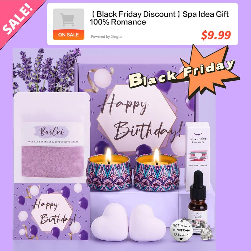 [Black Friday Big Discount: 50% off] Self Care Spa Gift for Women,Birthday Day Gift for Mom Wife Girlfriend,Relax and Comfort Body Care