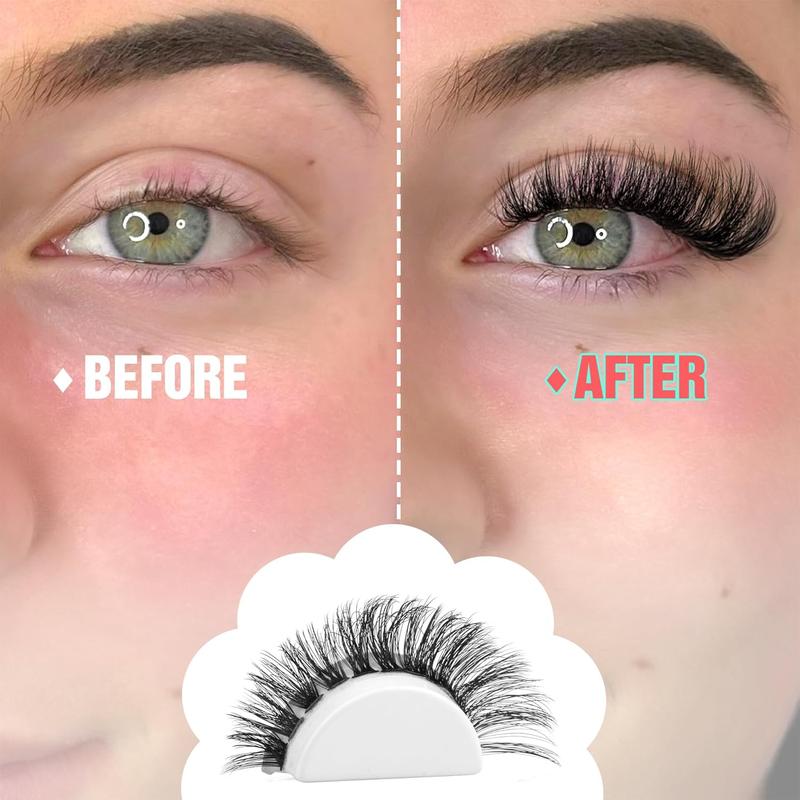 Natural Look Eyelash Extensions, 1 Box Individual False Eyelashes, Self Grafting Curl Eyelashes, Eye Makeup Enhancement False Eyelashes, Christmas Gift