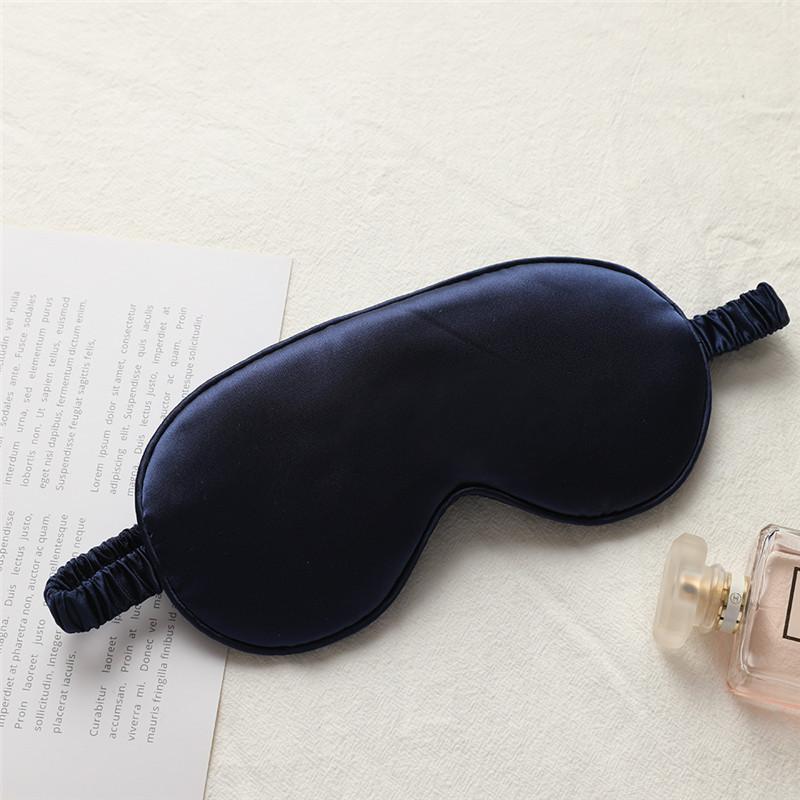 Double-Sided Simulation Silk Blackout Eye Mask Sleep Elastic Travel Lunch Break Eye Masks