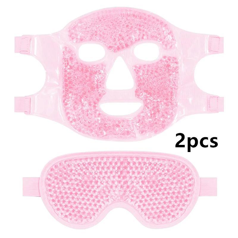 Face Ice Pack, Compress Face Mask, Reusable Eye Mask, Skin Care for Women, Daily Facial Cold Pack, Comfort Face Mask, Summer Gifts